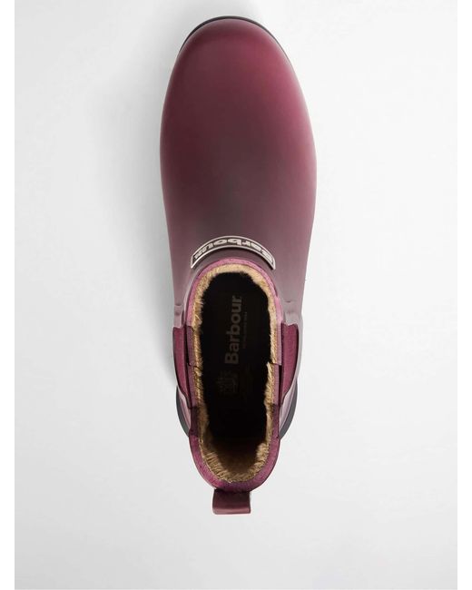 Barbour Purple Corbridge Boots