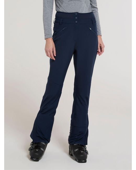 Mountain Warehouse Blue Avalanche High-Waisted Slim Fit Snow Ski Trousers
