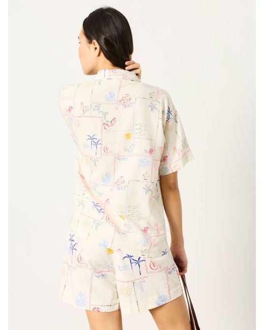 FatFace White Fatface Kara Shirt