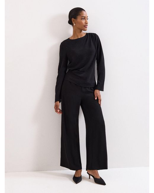 Phase Eight Black Phase Eight Noa Drape Top