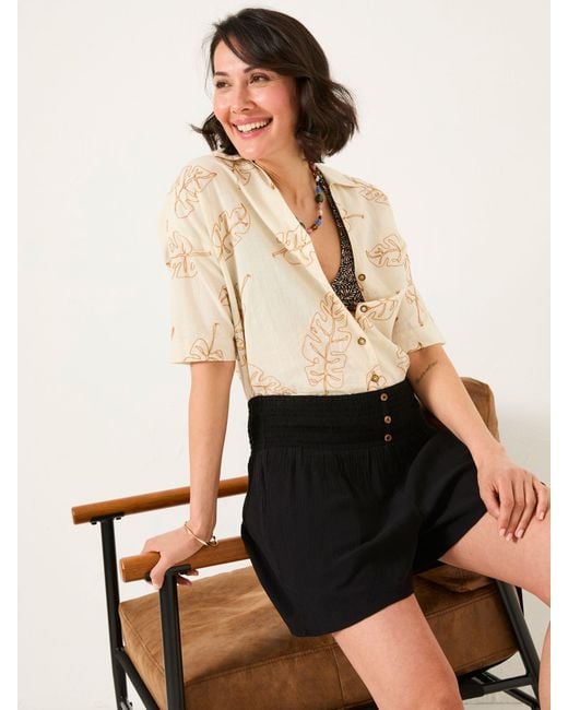 FatFace Black Fatface Rylee Flippy Shorts