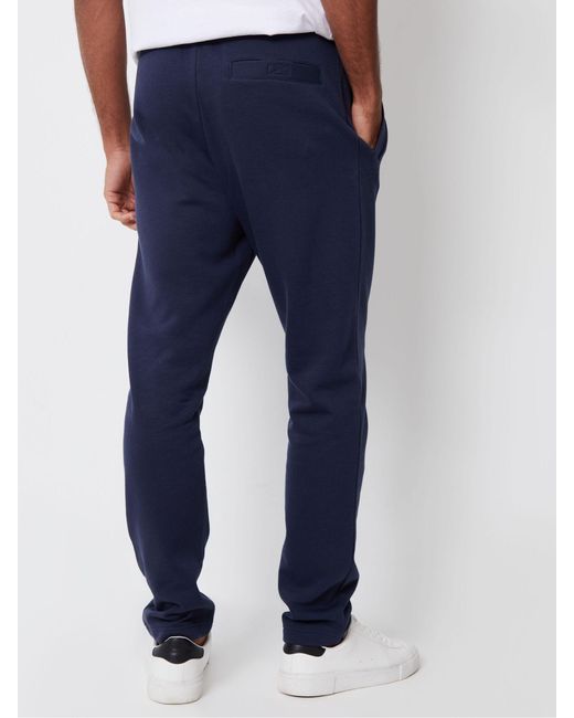 Threadbare Blue Straight Leg Joggers for men