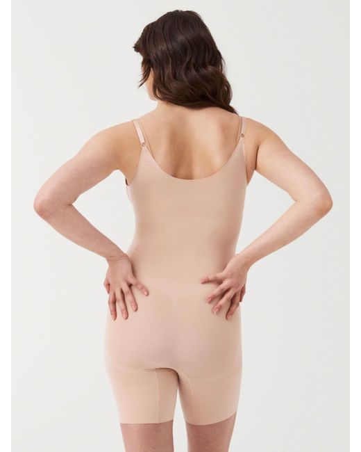 Spanx Natural Firm Control Oncore Body Mit Offener Brustpartie Und Mittelhohem Beinausschnitt