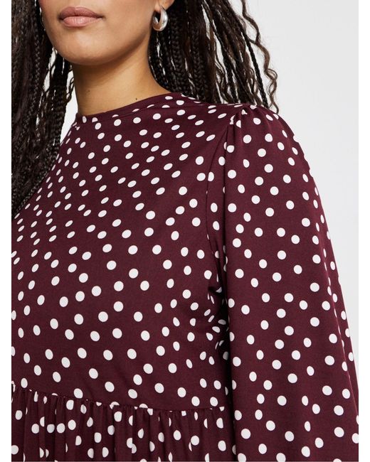 Simply Be Red Supersoft Midi Dress