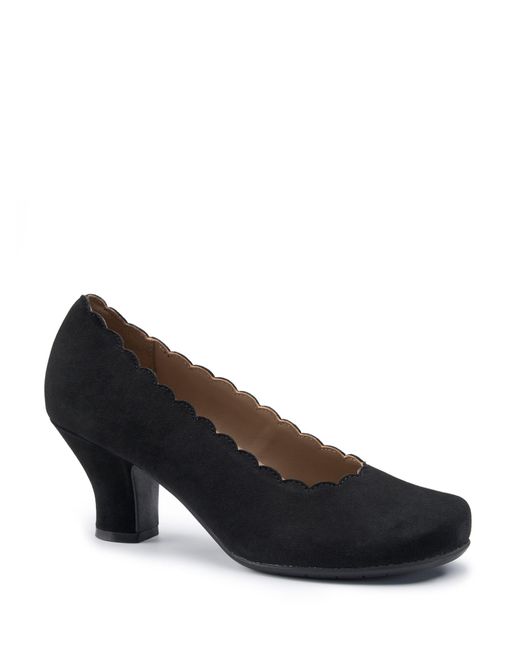Hotter Blue Jive Slip-On Shoes
