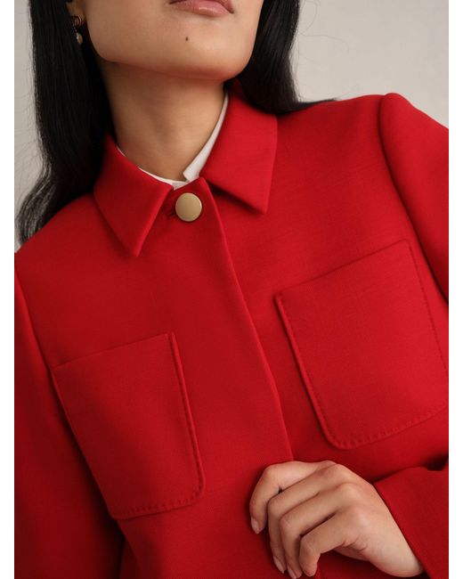 Hobbs Red Nessie Jacket