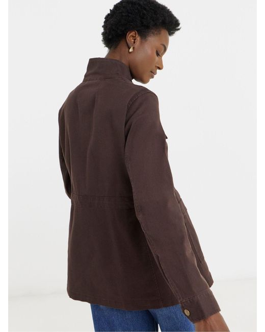 JD Williams Brown Stretch Utility Jacket
