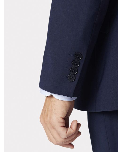 Brook Taverner Blue Suit Jacket for men