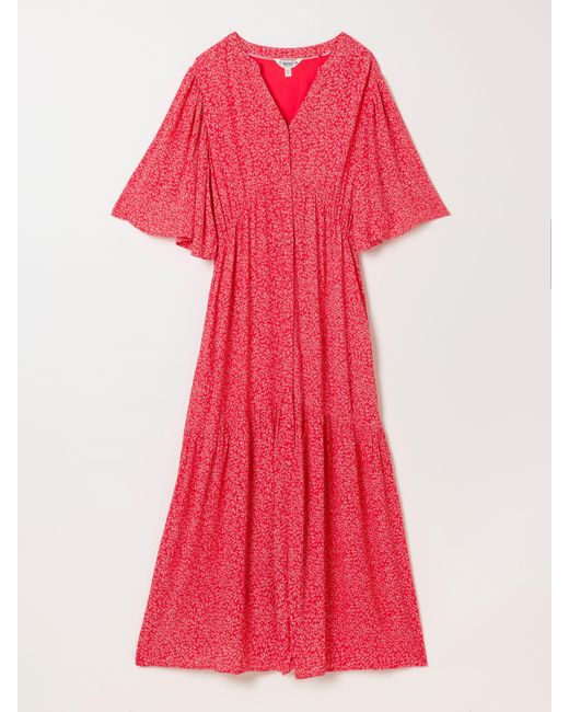 FatFace Pink Fatface Paige Petite Midi Dress