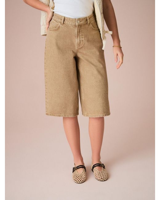 Next Natural Longline Jort Denim Shorts