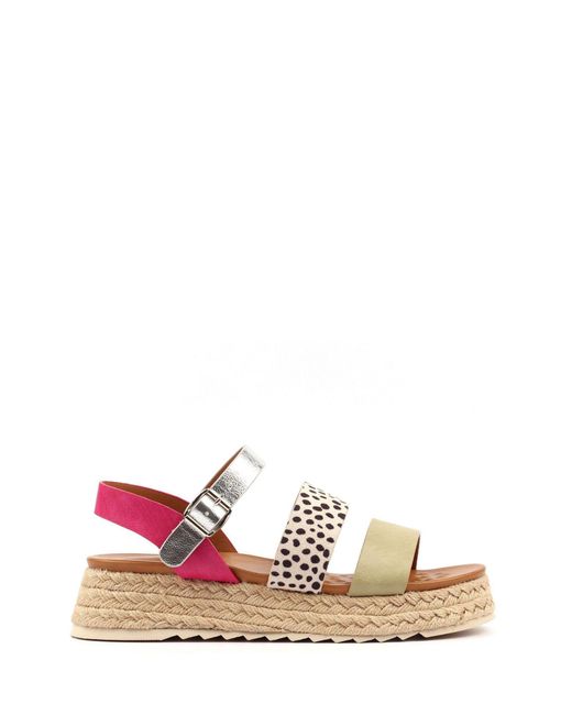 Lunar Pink Platform Sandals