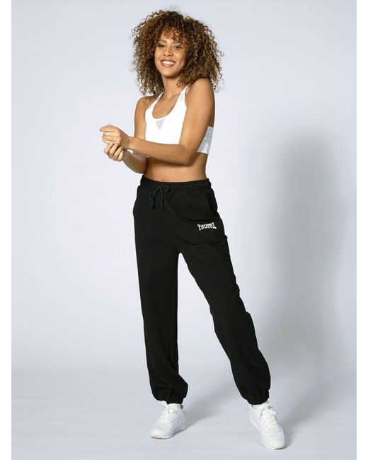 Pineapple Black Oversized Pocket Cuffed Joggers