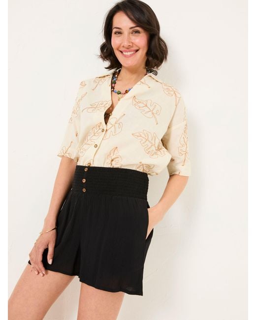 FatFace Black Fatface Rylee Flippy Shorts