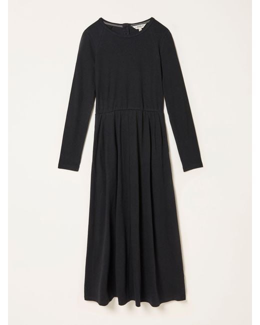 FatFace Black Fatface Jonie Regular Jersey Midi Dress