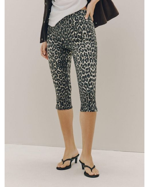 Next Multicolor Cropped Capri Jeans