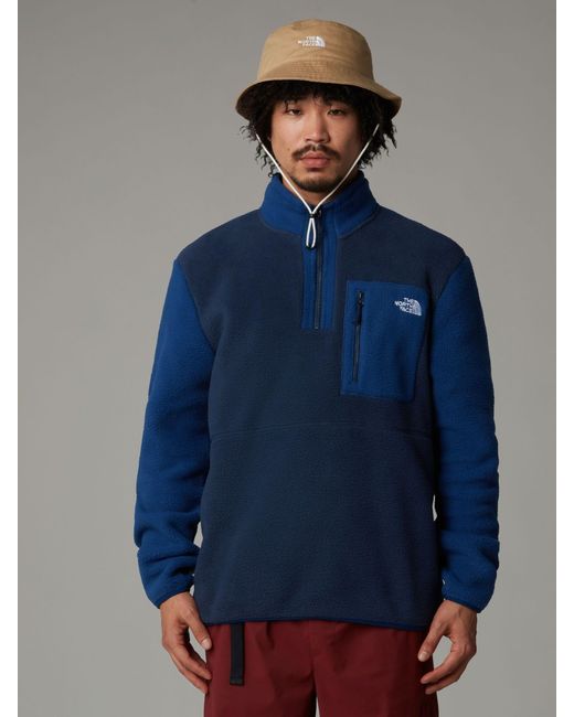 The North Face Blue Yumiori Quarter Zip Fleece for men