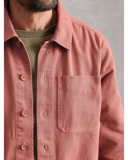 White Stuff Pink Westgate Workwear Jacket for men