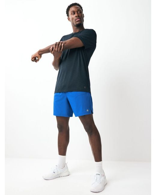 Next Blue 7 Inch Active Gym Sports Shorts for men