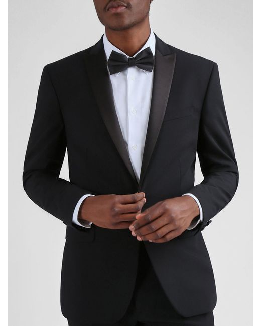 Ted Baker Black Ted Baker Tuxedo Slim Jacket for men