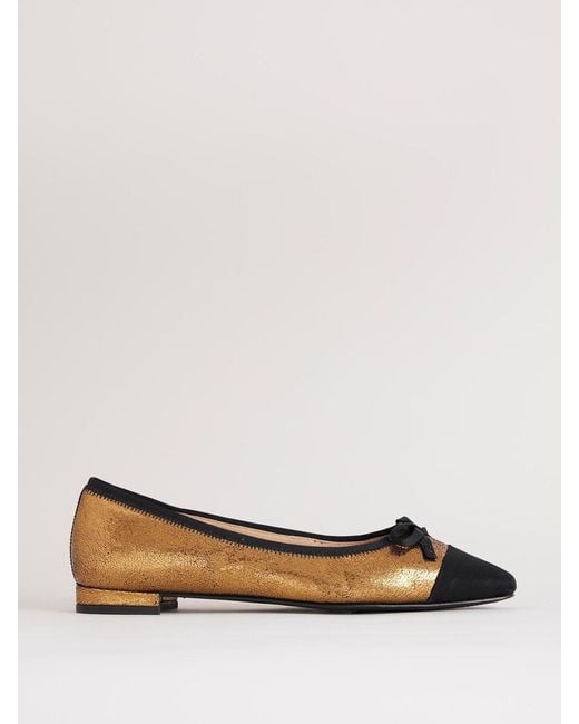 Boden Blue Toe Cap Ballet Flats