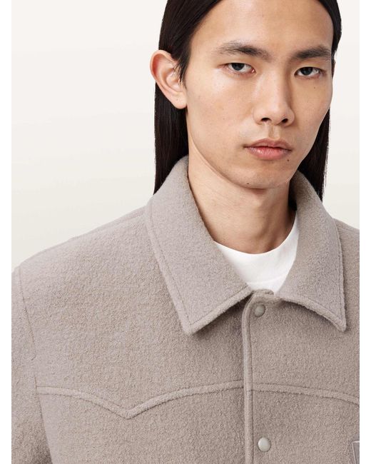AllSaints Natural Allsaints Light Royce Jacket for men