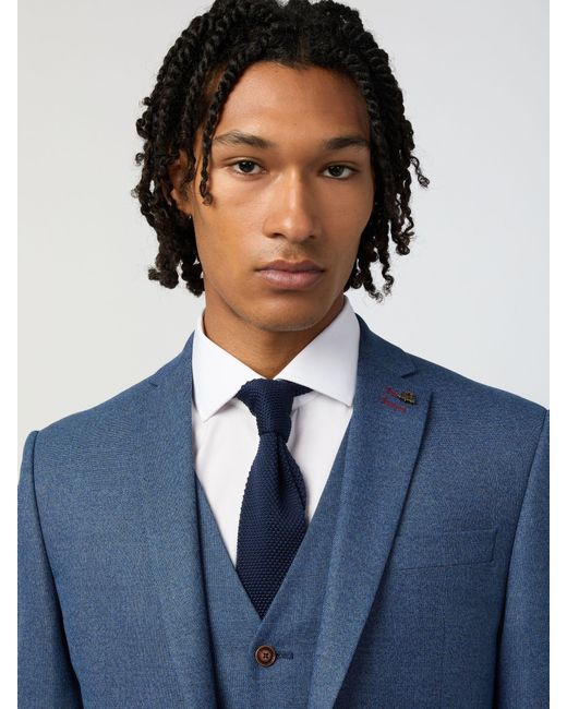 Antique Rogue Blue Blake Texture Jacket for men