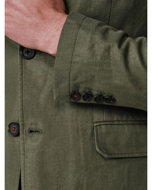 aubi Green Axholme Blazer for men