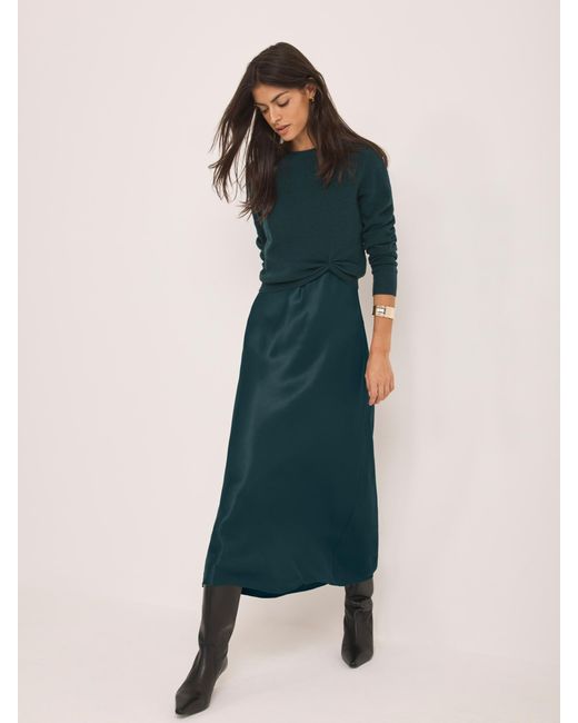 mint-velvet-layered-satin-midi-dress-in-green-lyst