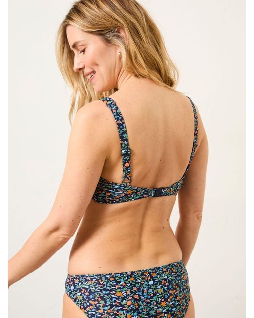 FatFace Blue Fatface Sandy Bikini Top