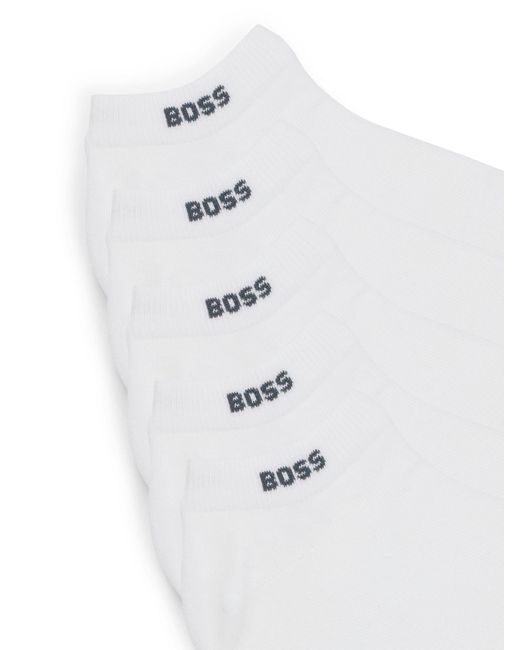 Boss Socken 5 Pack in White für Herren