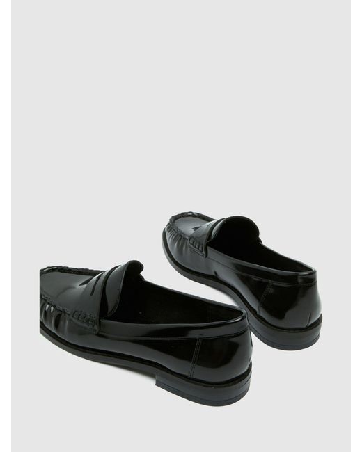 Schuh Black Lendall Penny Loafers