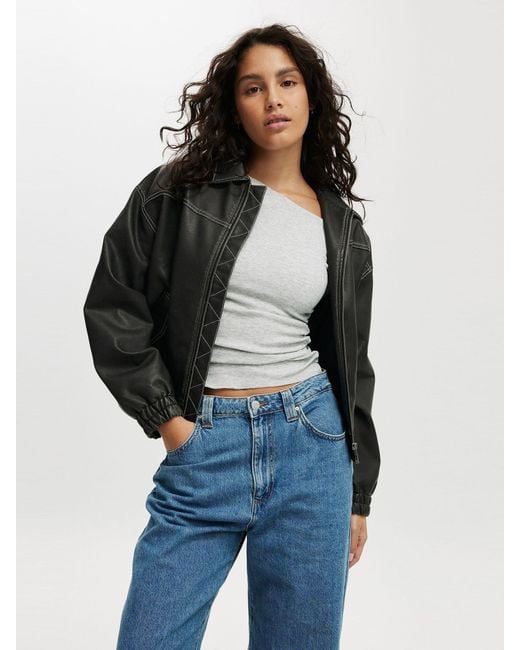 Cotton On Blue Kai Bomber Jacket