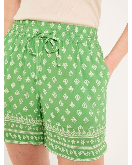 FatFace Green Flippy Shorts