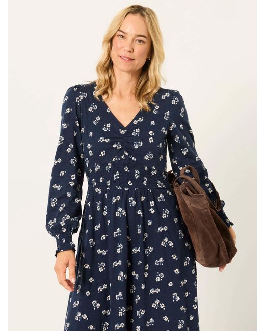 FatFace Blue Fatface Sophie Jersey Dress
