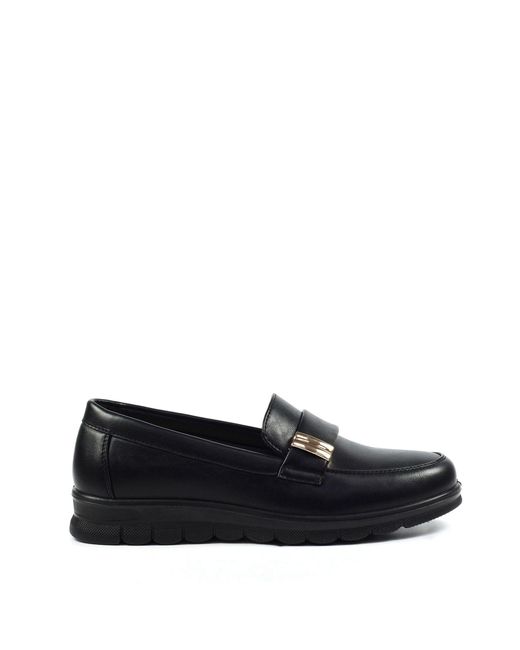 Lunar Black Salma Wedge Shoes