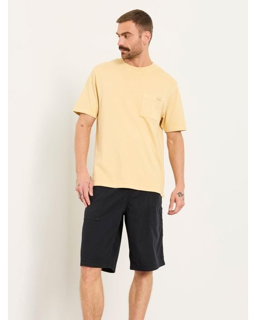 FatFace Black Fatface Pascal Utility Shorts for men