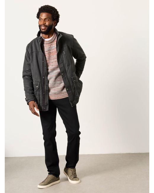 FatFace Gray Fatface Charcoal Lomond Jacket for men