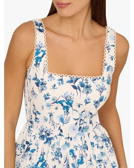 Adrianna Papell White Adrianna By Balloon Short Dress