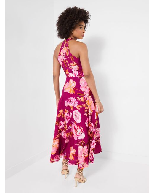 Joe Browns Petite Lulu Floral Halter Neck Dress in Pink | Lyst Australia