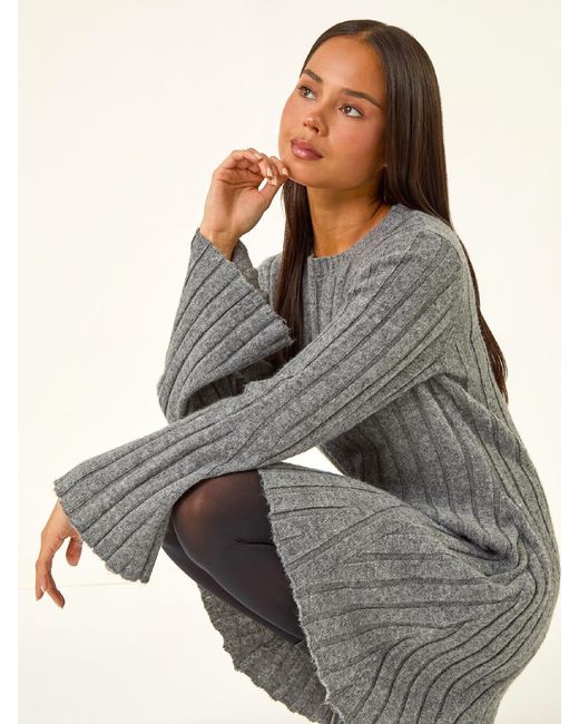 knit dress sweater Full Of Love Knit Sweater Dress M / light-pink