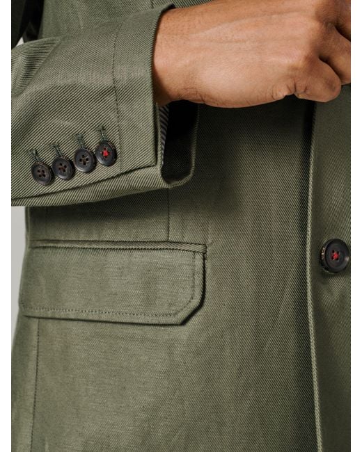 aubi Green Axholme Blazer for men