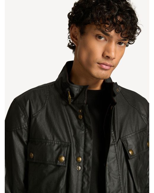 Belstaff Black Fieldmaster Cotton Jacket for men