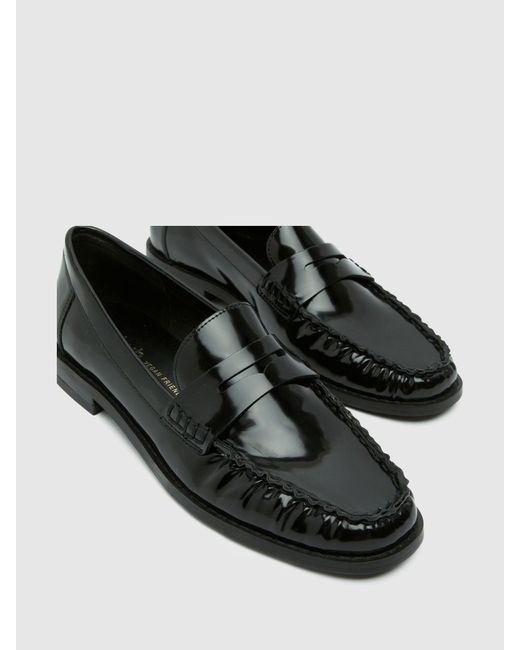 Schuh Black Lendall Penny Loafers
