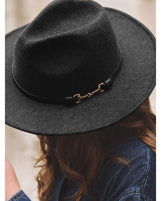 Next Black Fedora Snaffle Hat