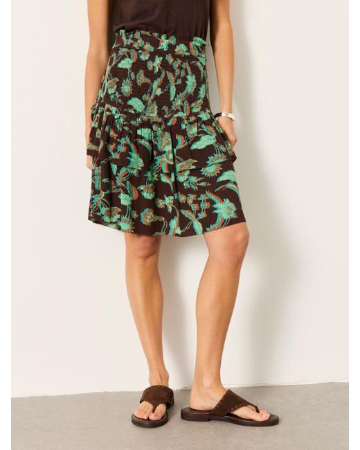FatFace Green Fatface Maelle Regular Skirt