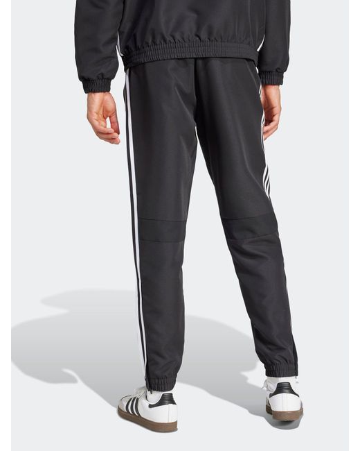 Adidas Black Tiro 25 Essentials Woven Tracksuit Joggers for men