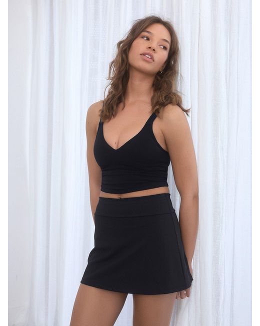 Self Black Tennis Skirt