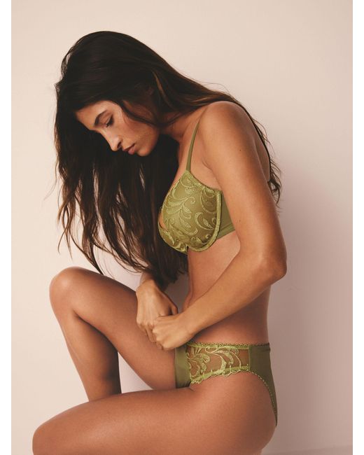 Next Natural Ecru Embroidered Knickers 2 Pack