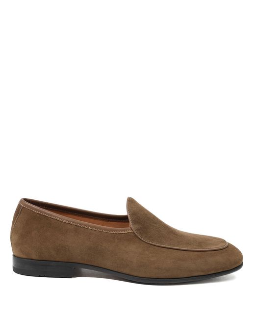 Jones Bootmaker Brown Royce Leather Loafers for men