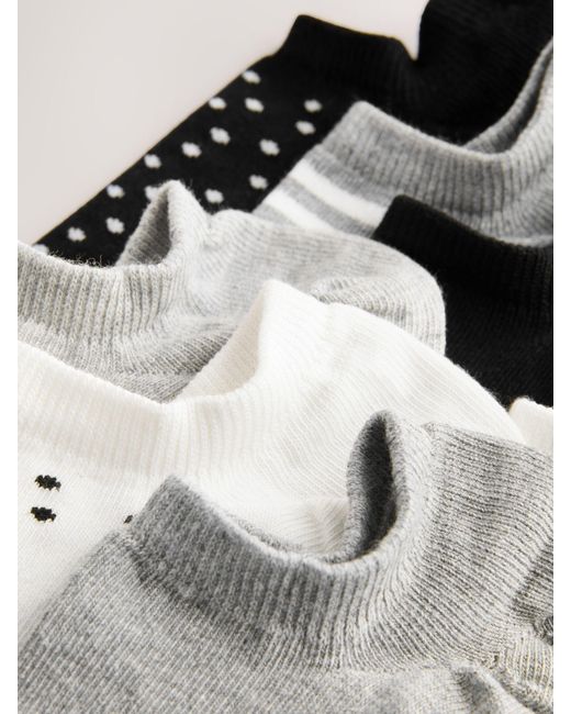 Next Black Trainer Socks 7 Pack